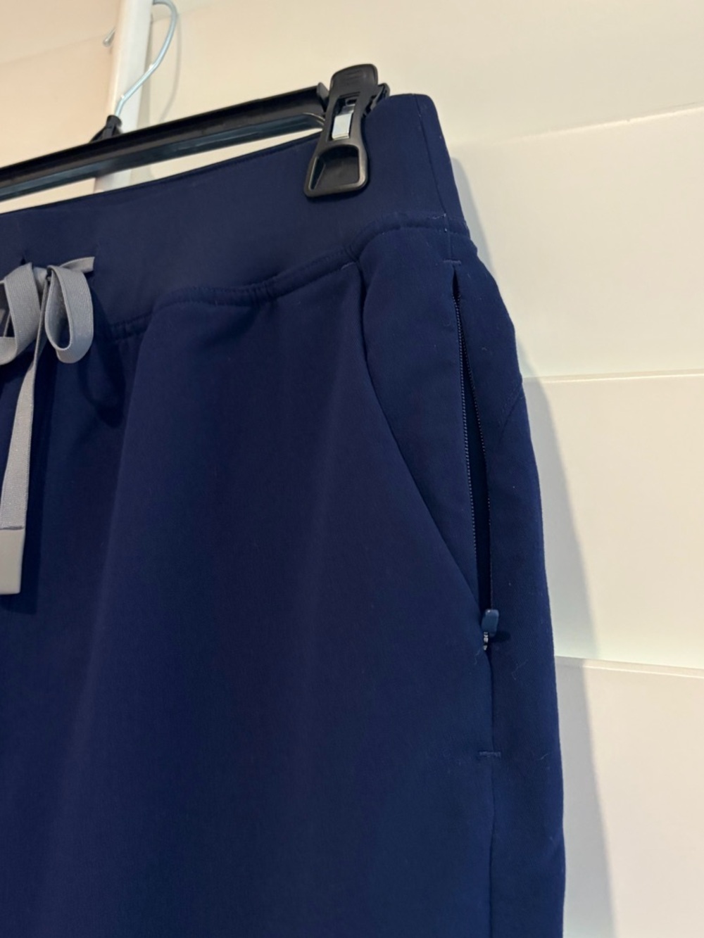 FIGS NEW High Waisted Alva Skinny Fit Tapered Pants Scrub Pant S Navy Blue - Picture 14 of 16